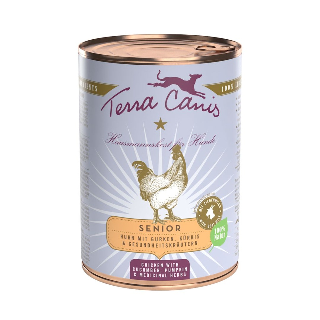 TERRA CANIS SENIOR - Chicken with cucumber, pumpkin and medicinal herbs