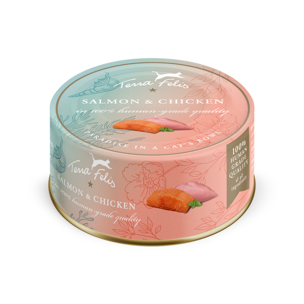 TERRA FELIS MULTI - Gourmet Pack (Chicken & Turkey, Salmon & Chicken, and Rabbit & Turkey)